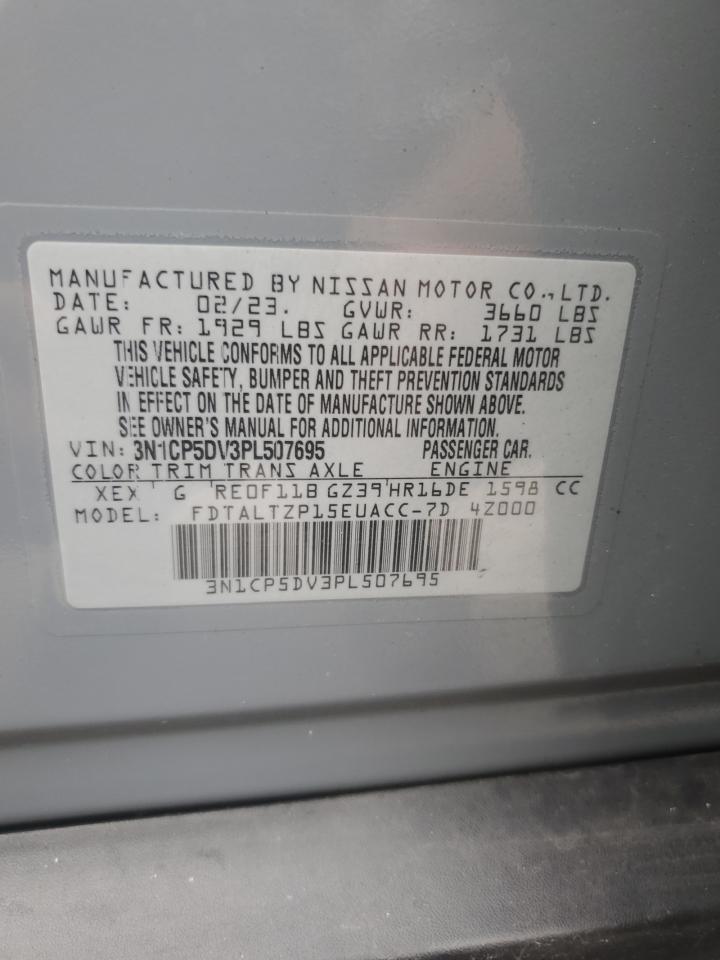 2023 Nissan Kicks Sr VIN: 3N1CP5DV3PL507695 Lot: 84400615