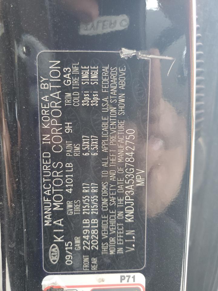 2016 Kia Soul + VIN: KNDJP3A53G7842750 Lot: 71083835