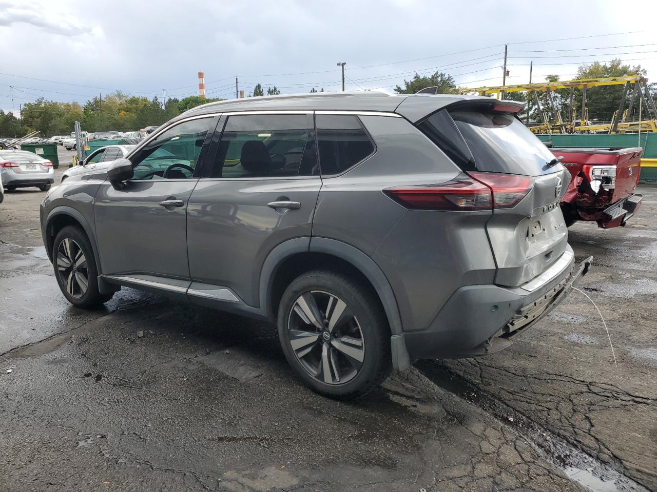 2021 Nissan Rogue Sl grey null gas 5N1AT3CB3MC763883 photo #3
