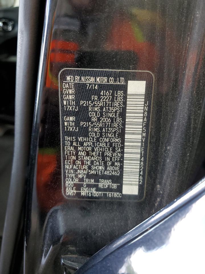 2014 Nissan Juke S VIN: JN8AF5MV1ET482462 Lot: 71422825