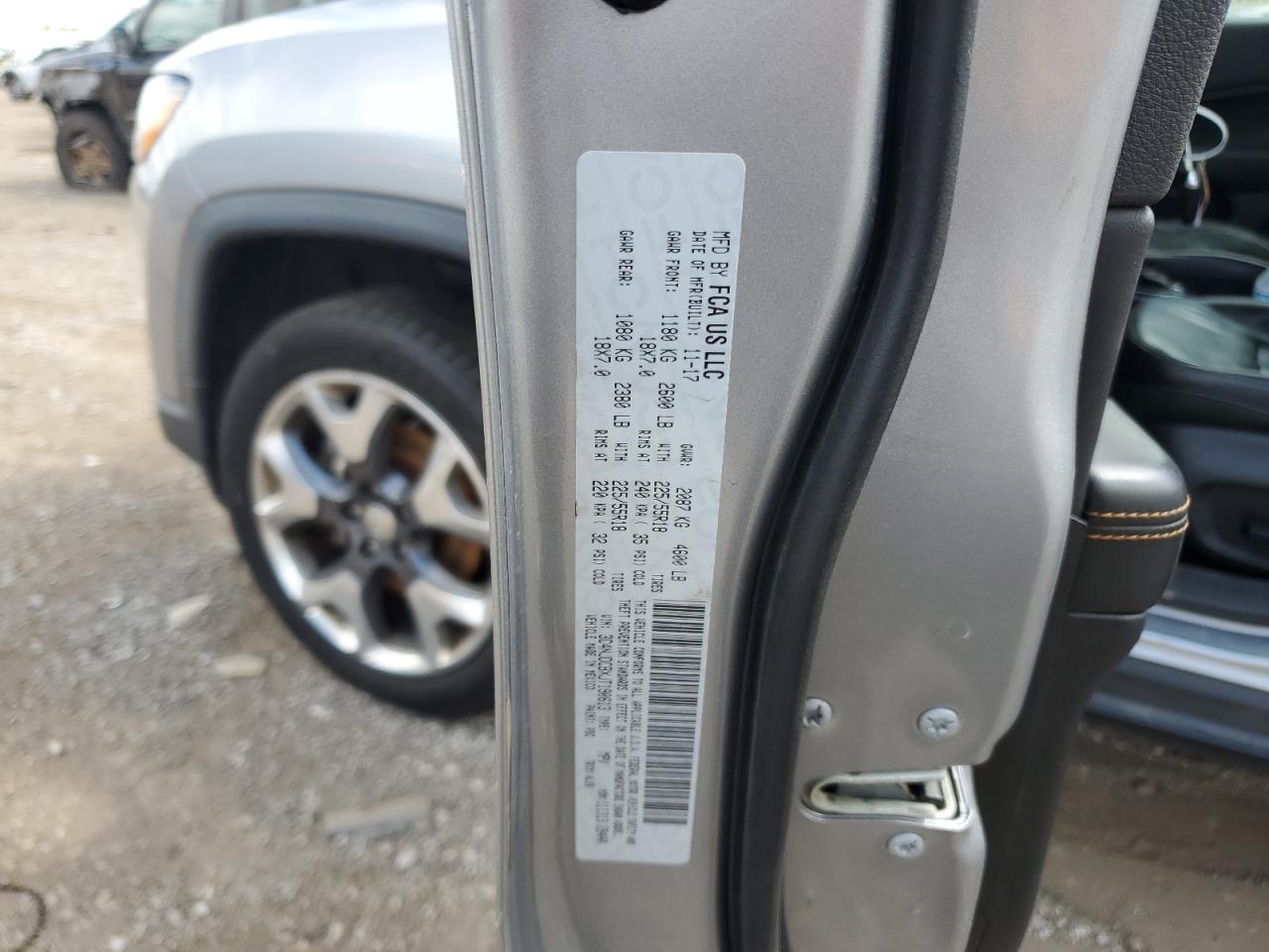 2018 Jeep Compass Limited VIN: 3C4NJDCBXJT190613 Lot: 71236625