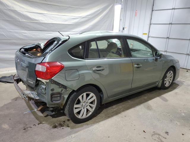  SUBARU IMPREZA 2016 Зеленый