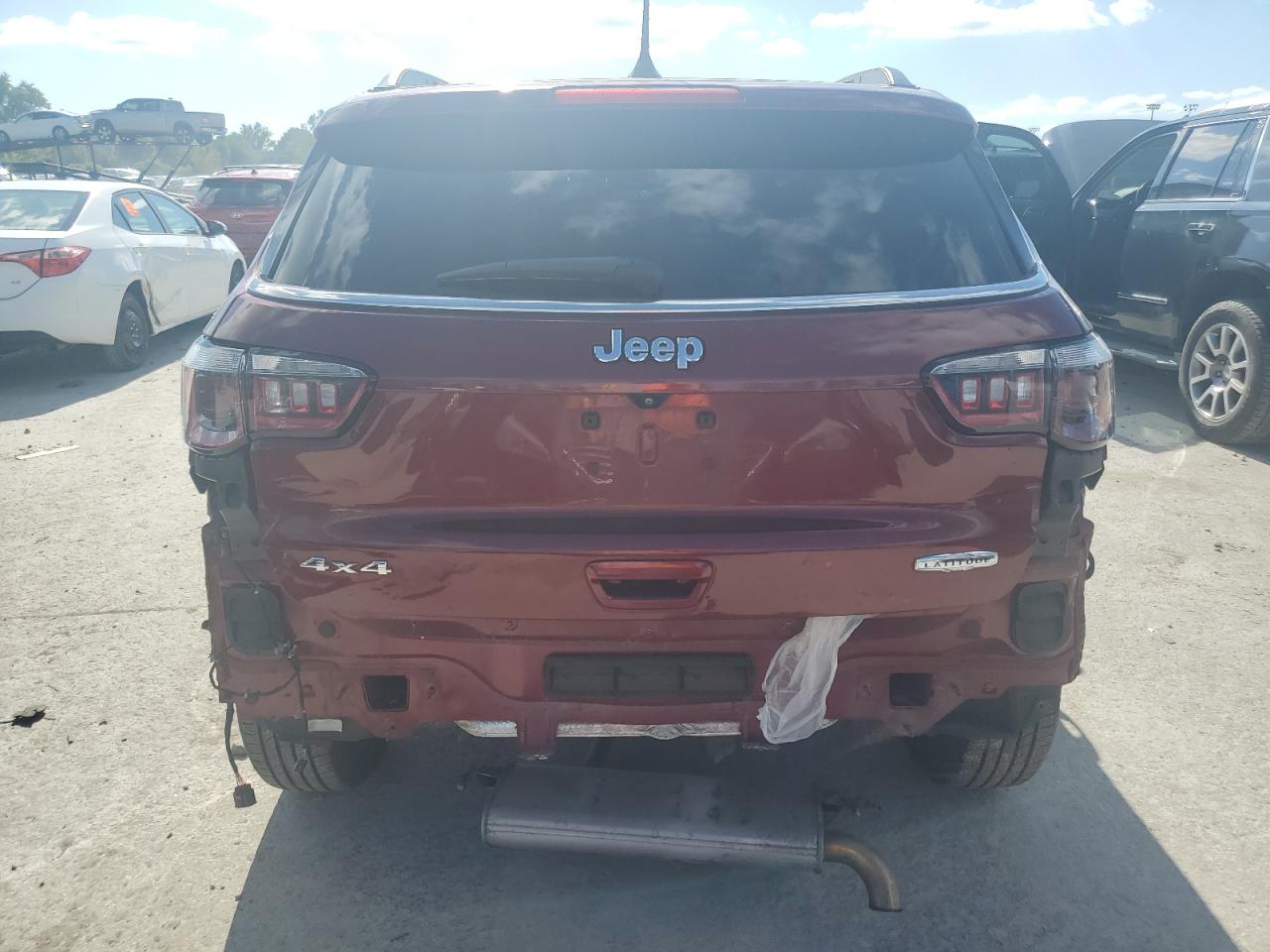 2022 Jeep Compass Latitude VIN: 3C4NJDBB3NT107787 Lot: 81706565