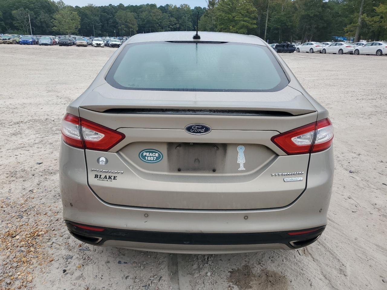 2015 Ford Fusion Titanium VIN: 3FA6P0K96FR309990 Lot: 70353165