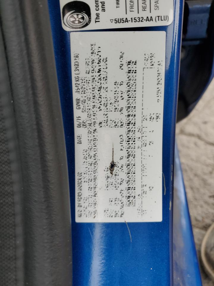 2019 Ford Fiesta Se VIN: 3FADP4EJ3KM160210 Lot: 71204545