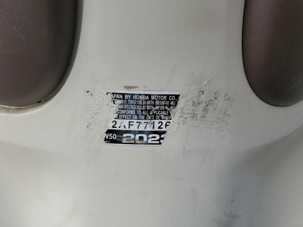 2023 Honda Ncw50 VIN: JH2AF7712PK600650 Lot: 80286965