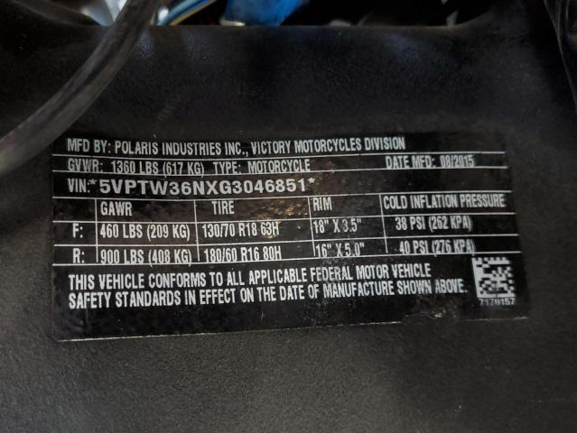 2016 VICTORY MOTORCYCLES CROSS COUNTRY TOUR  