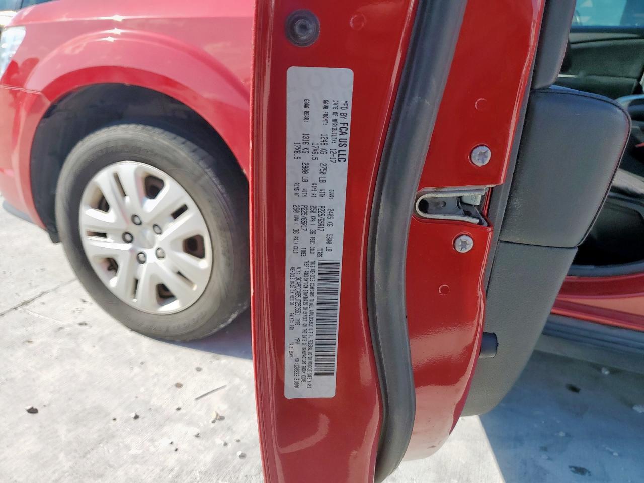 2018 Dodge Journey Se VIN: 3C4PDCAB5JT253551 Lot: 71096465