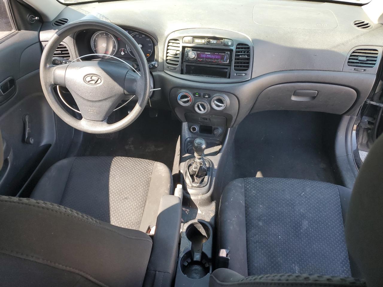 2010 Hyundai Accent Blue VIN: KMHCM3AC3AU176252 Lot: 81770945