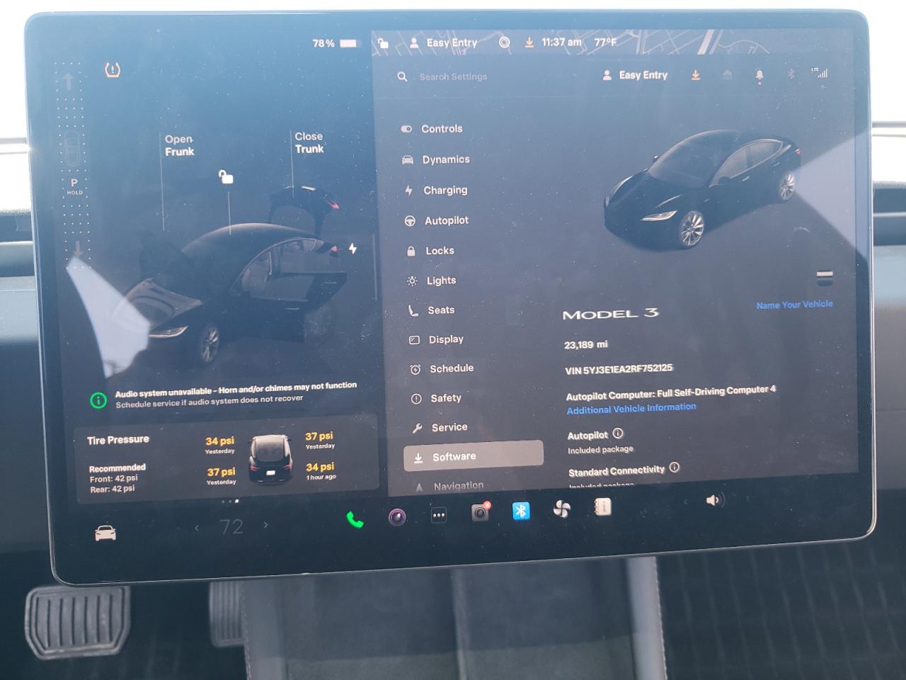 2024 Tesla Model 3 VIN: 5YJ3E1EA2RF752125 Lot: 82107625