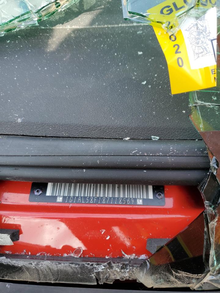 2008 Chevrolet Cobalt Lt VIN: 1G1AL58F187118569 Lot: 82121635