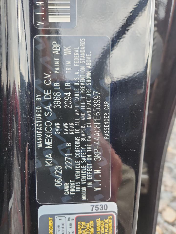 2023 Kia Forte Gt VIN: 3KPF44AC8PE653997 Lot: 81475225