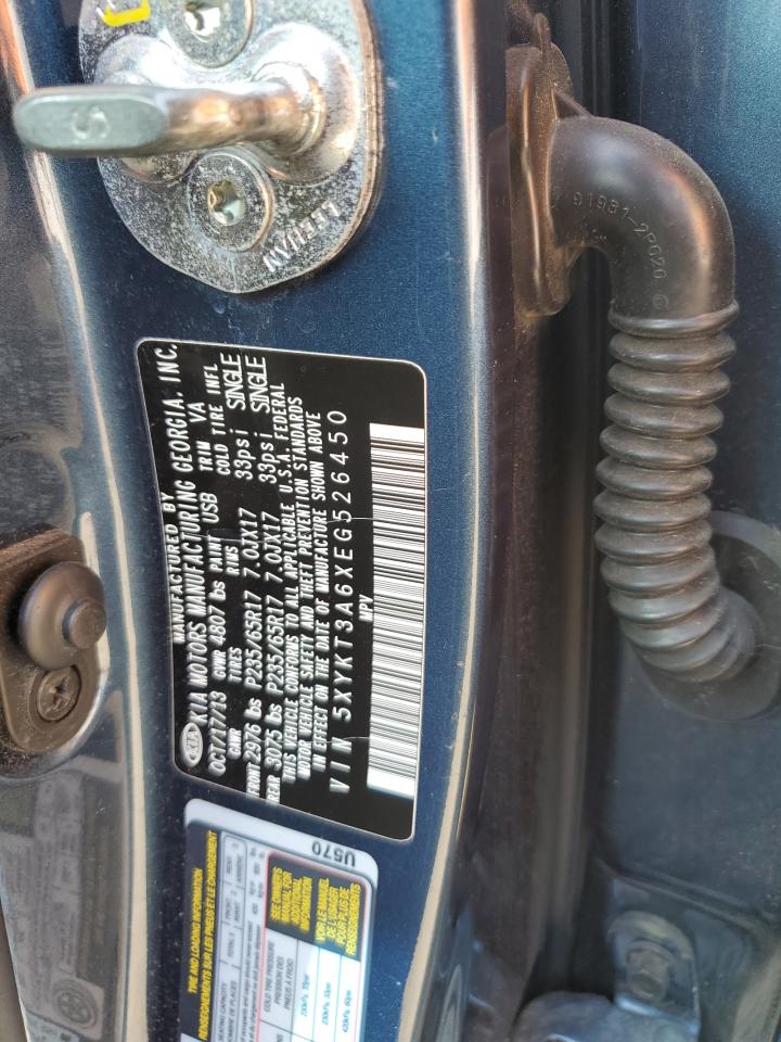 2014 Kia Sorento Lx VIN: 5XYKT3A6XEG526450 Lot: 71965945