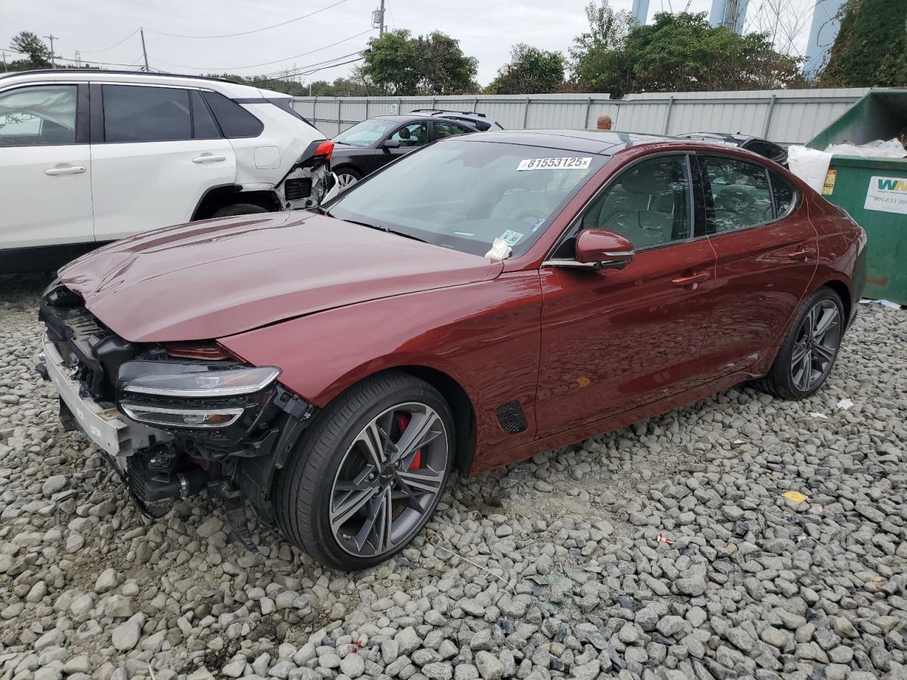 2025 Genesis G70 Sport Advanced VIN: KMTG54SE6SU146836 Lot: 81553125
