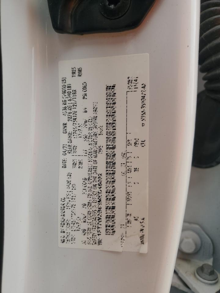 2021 Ford F250 Super Duty VIN: 1FT7W2B63MED46692 Lot: 81847025