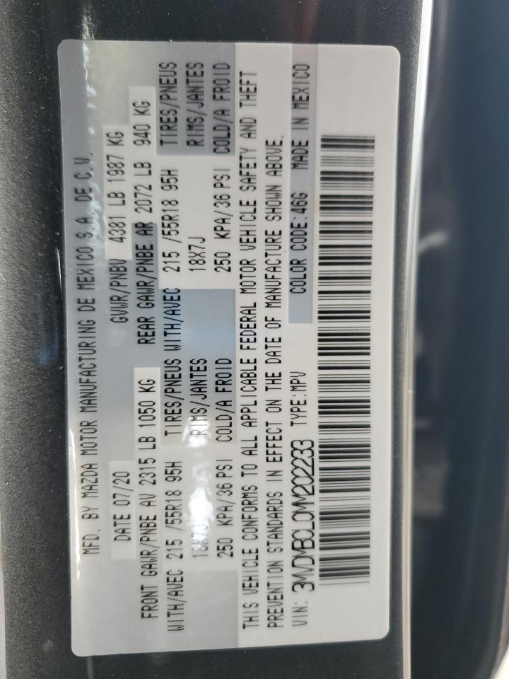 2021 Mazda Cx-30 Preferred VIN: 3MVDMBCL0MM202233 Lot: 80225585