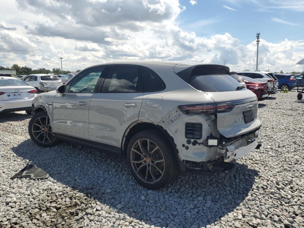 2022 Porsche Cayenne E-Hybrid grey null hybrid WP1AE2AY0NDA26893 photo #3
