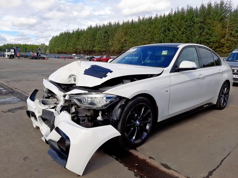 2016 BMW 320D M SPORT AUTO  for sale at Copart WHITBURN