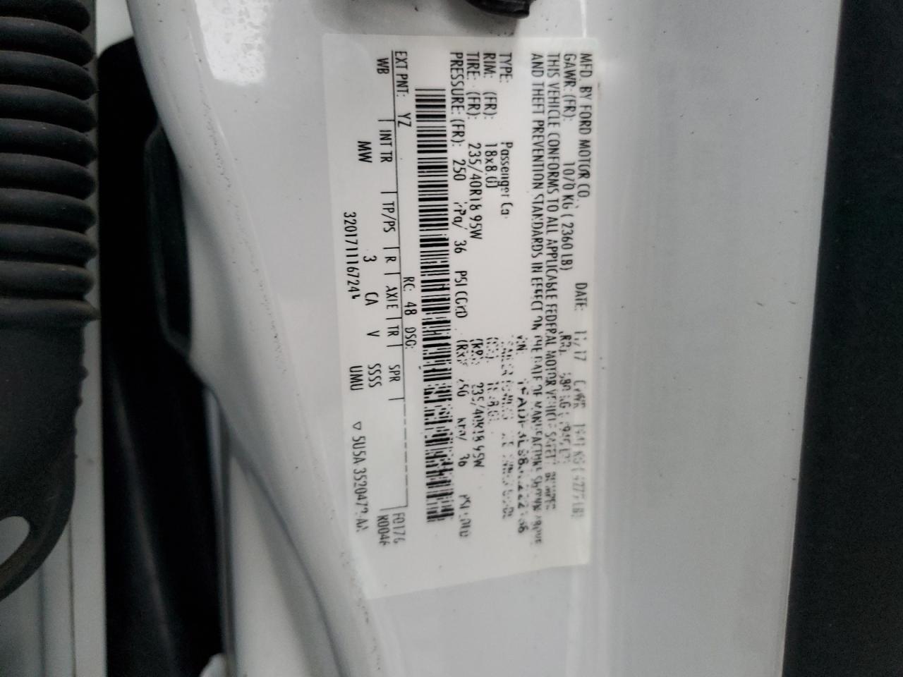 2018 Ford Focus St VIN: 1FADP3L98JL222168 Lot: 81572015