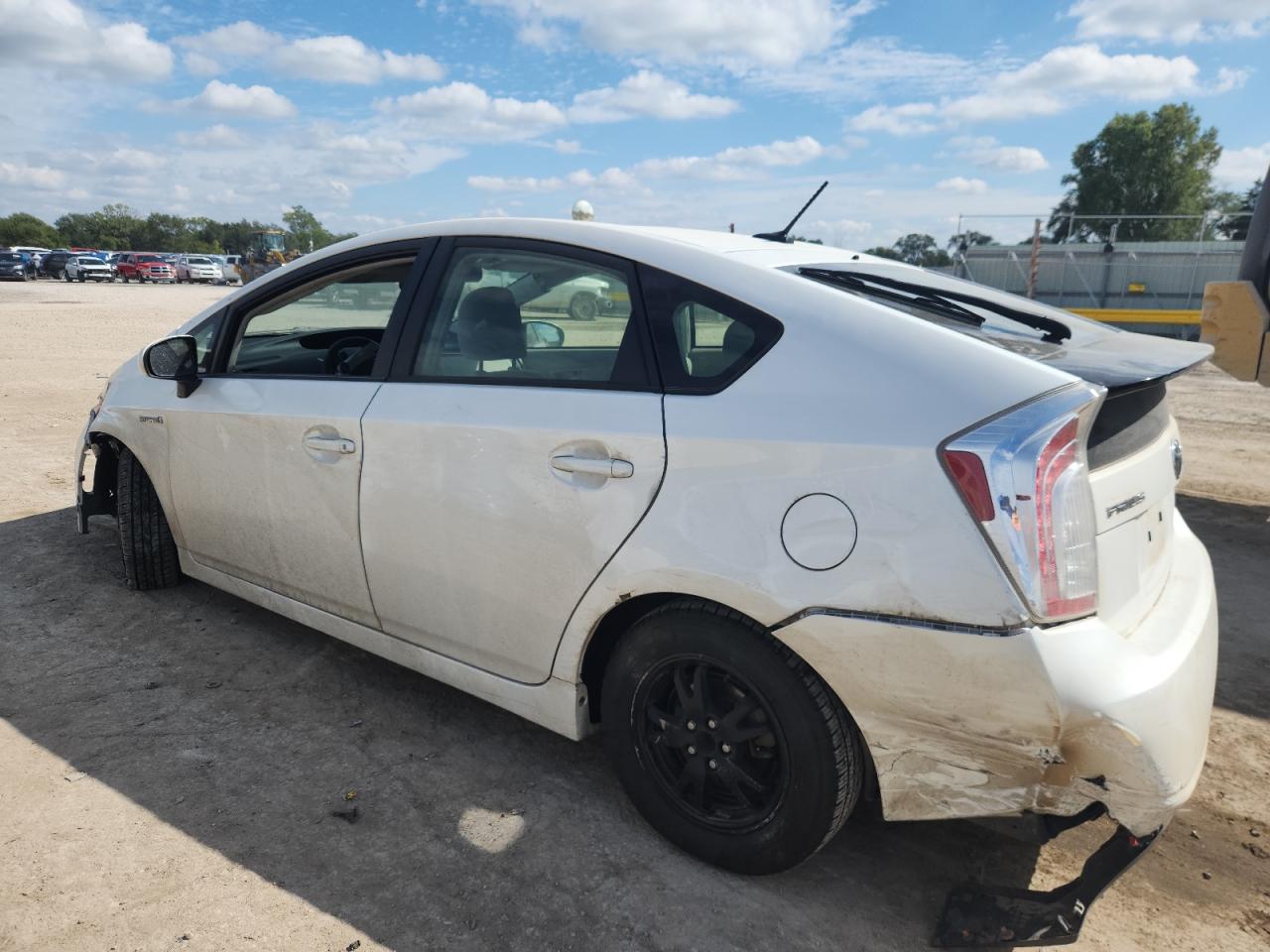 2013 Toyota Prius white null hybrid JTDKN3DU4D5649575 photo #3