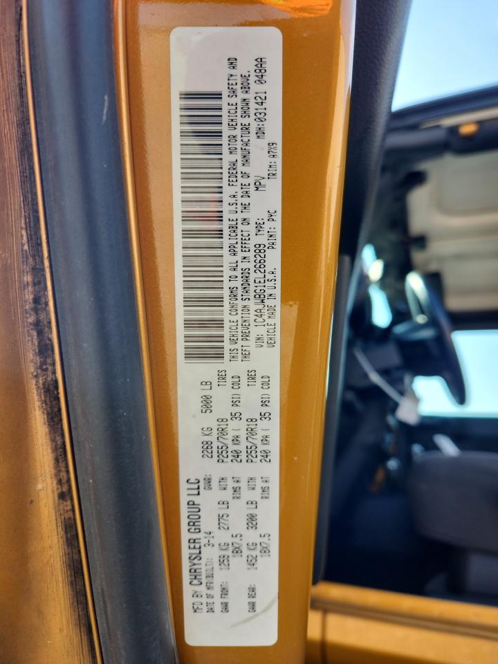 2014 Jeep Wrangler Sahara VIN: 1C4AJWBG1EL266289 Lot: 81712295
