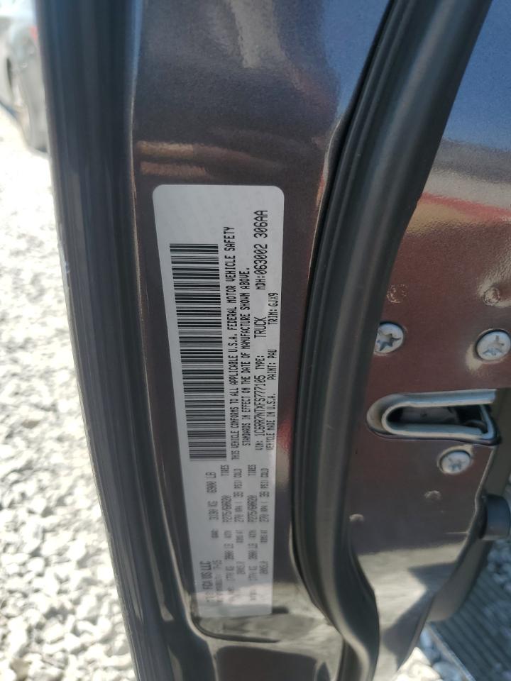 2015 Ram 1500 Laramie VIN: 1C6RR7NTXFS777105 Lot: 80858445