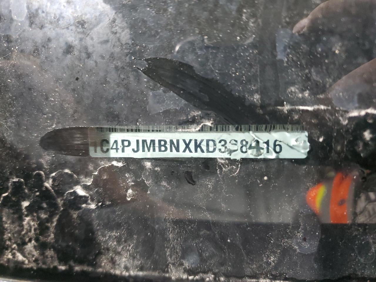 2019 Jeep Cherokee Trailhawk VIN: 1C4PJMBNXKD338416 Lot: 81453965