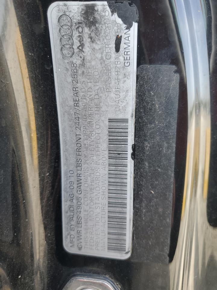 2011 Audi A5 Premium Plus VIN: WAUJFAFH2BN006455 Lot: 81956875