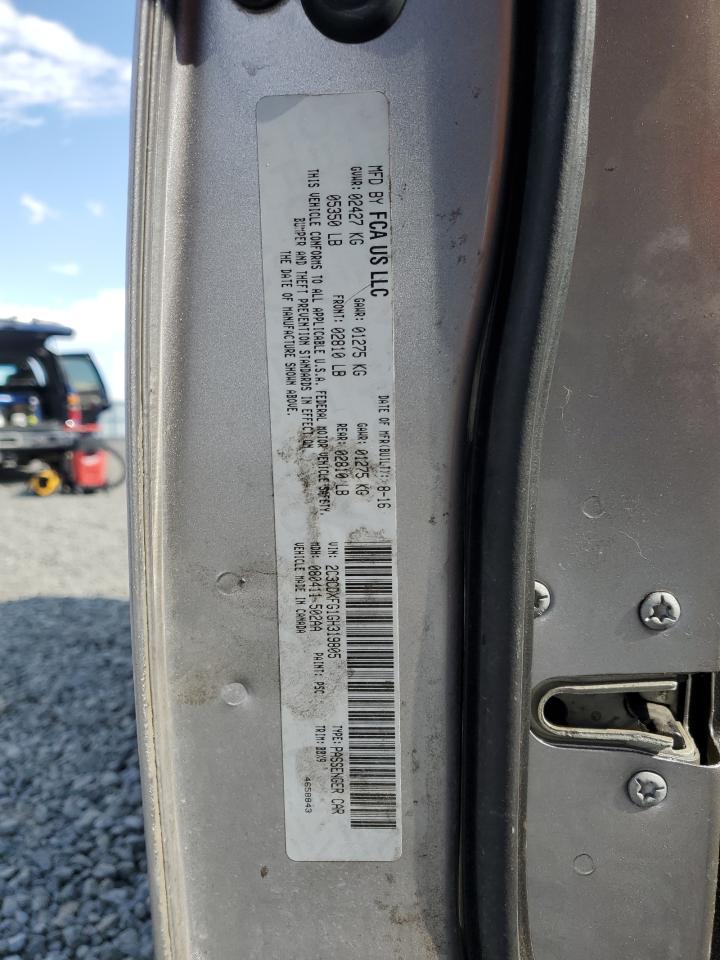 2016 Dodge Charger Se VIN: 2C3CDXFG1GH319805 Lot: 71441045