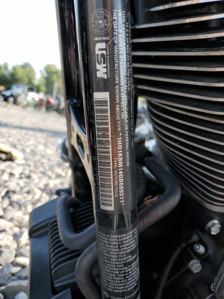 2016 Harley-Davidson Flhx Street Glide VIN: 1HD1KBM14GB689311 Lot: 71482275