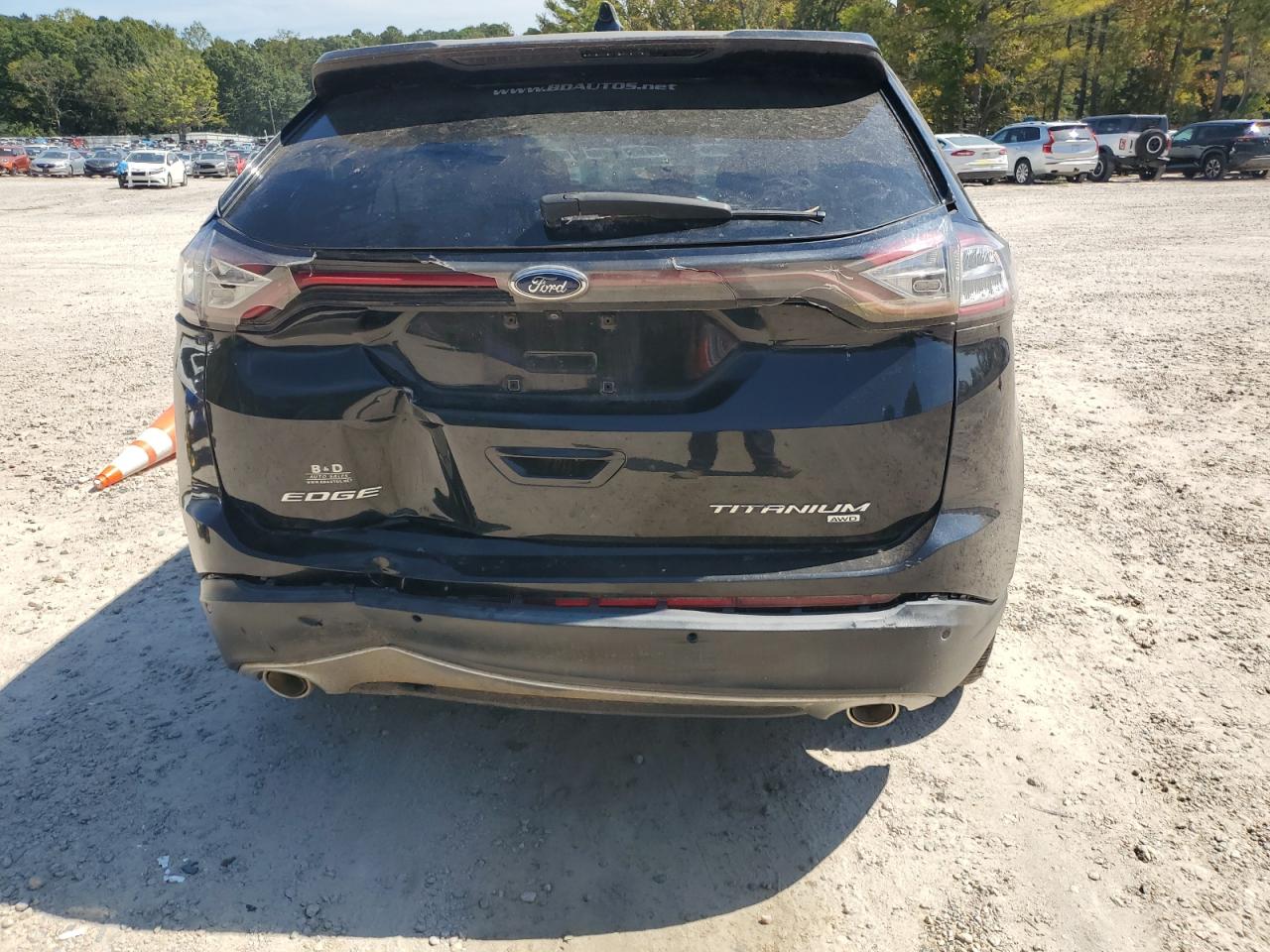 2015 Ford Edge Titanium VIN: 2FMTK4K80FBB39324 Lot: 81712175