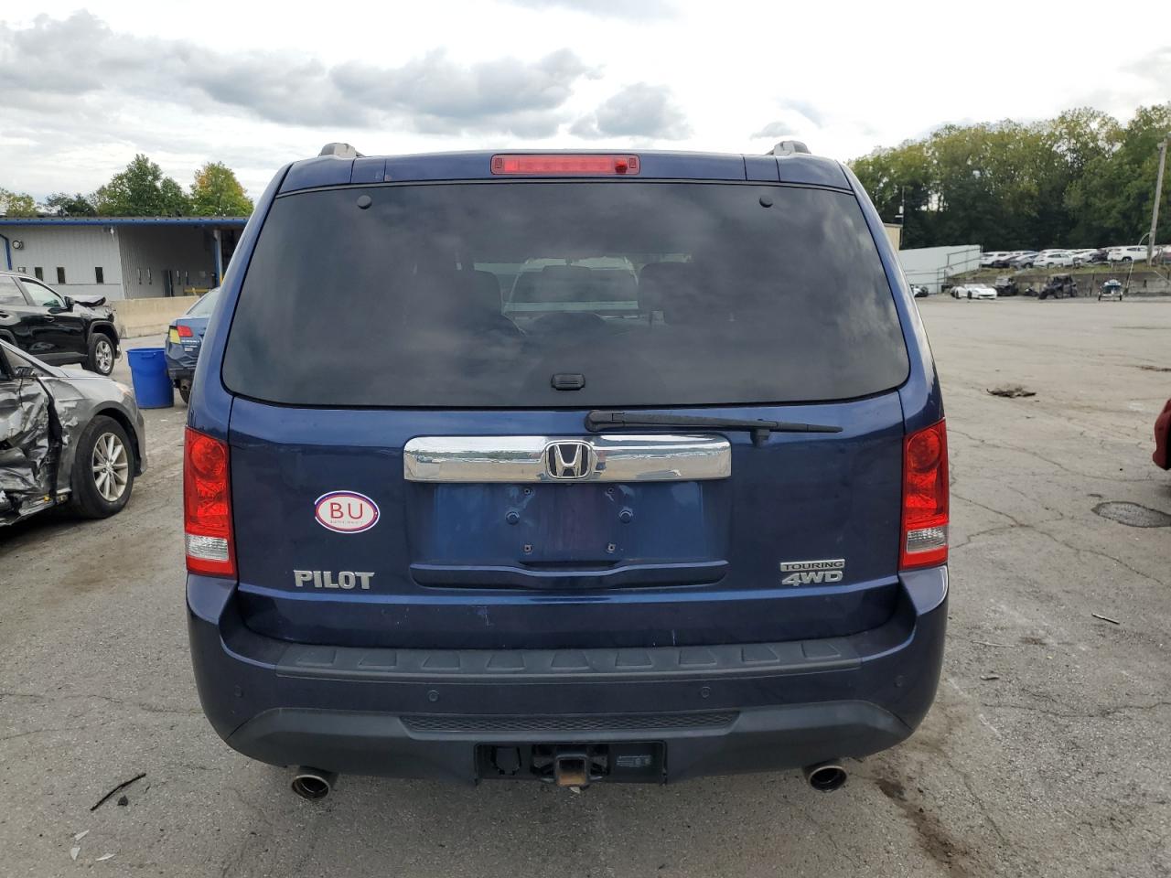 2015 Honda Pilot Touring VIN: 5FNYF4H92FB047357 Lot: 80491915