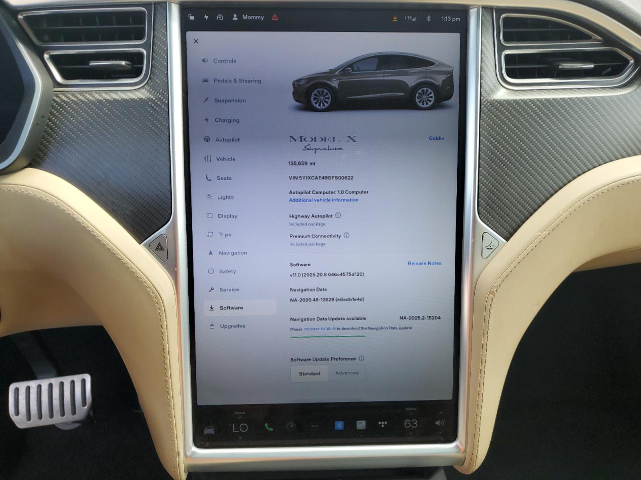 2016 Tesla Model X VIN: 5YJXCAE49GFS00622 Lot: 80569915