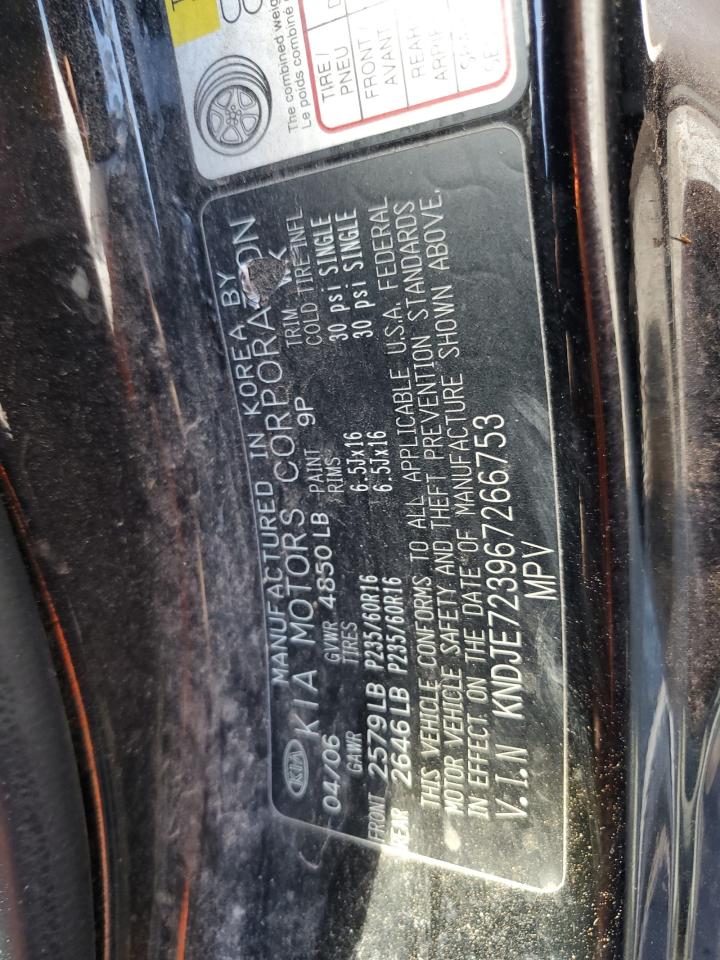 2006 Kia New Sportage VIN: KNDJE723967266753 Lot: 81118985
