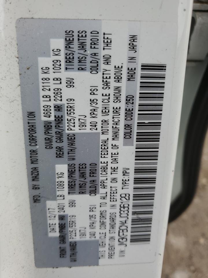 2018 Mazda Cx-5 Touring VIN: JM3KFBCM4J0336129 Lot: 82023605