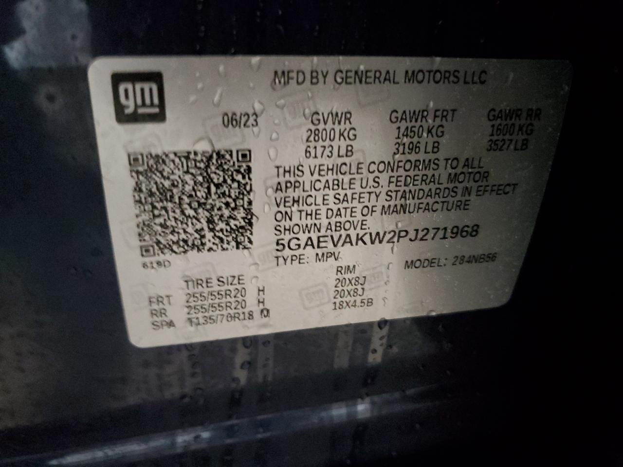 2023 Buick Enclave Essence VIN: 5GAEVAKW2PJ271968 Lot: 81448365