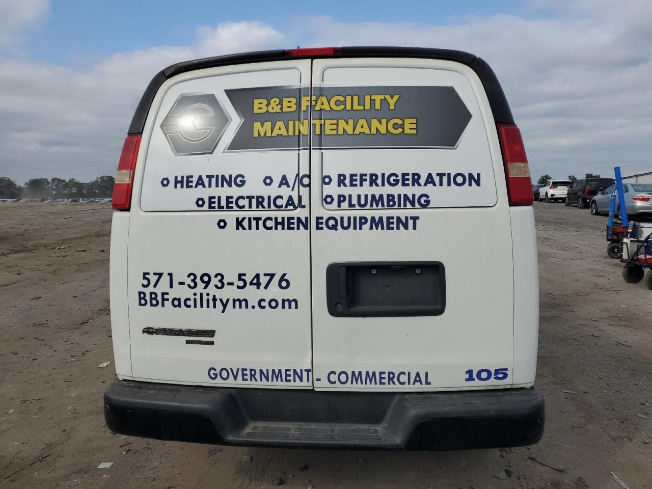 2014 Chevrolet Express G2500 VIN: 1GCWGFCA9E1192212 Lot: 81191355