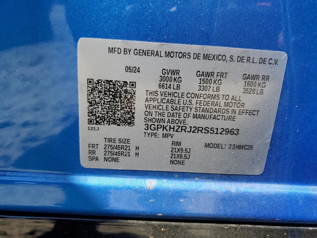 2024 Honda Prologue Elite VIN: 3GPKHZRJ2RS512963 Lot: 71237115