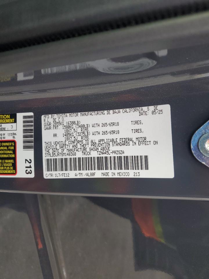 2025 Toyota Tacoma Double Cab VIN: 3TMLB5JN7SM148368 Lot: 81841045