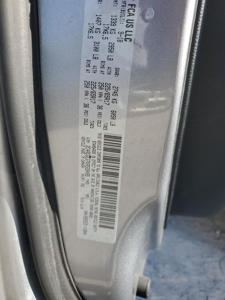 2019 Dodge Grand Caravan Gt VIN: 2C4RDGEG7KR529495 Lot: 70735665