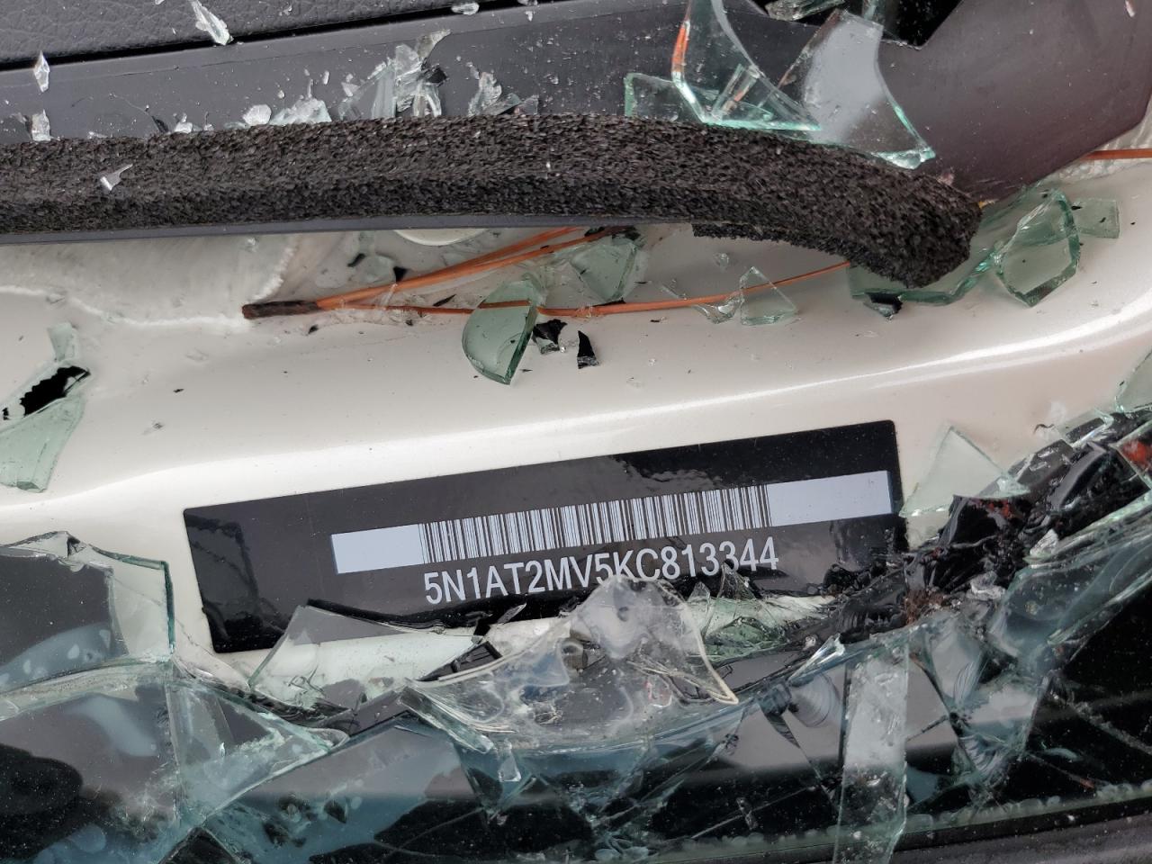 2019 Nissan Rogue S VIN: 5N1AT2MV5KC813344 Lot: 80060215