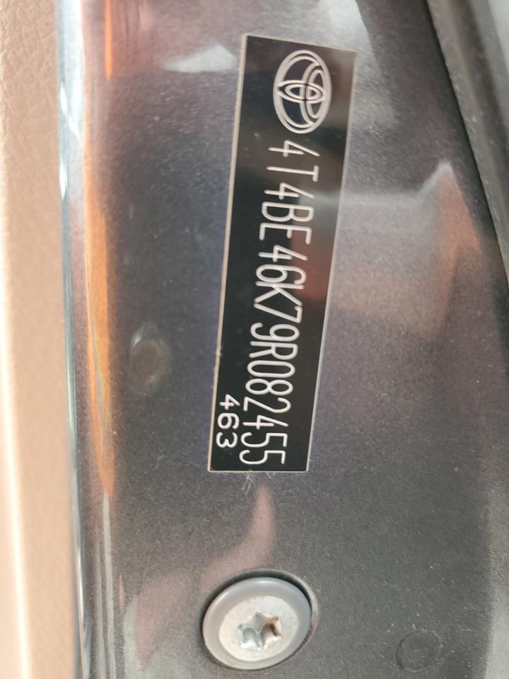 2009 Toyota Camry Base VIN: 4T4BE46K79R082455 Lot: 68530765