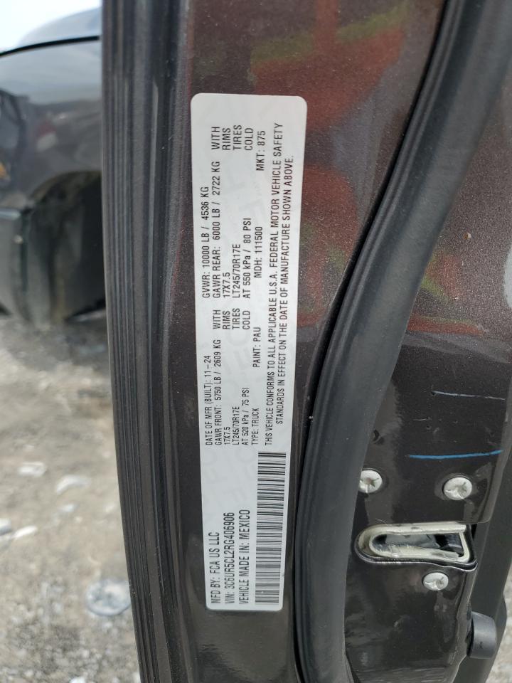 2024 Ram 2500 Tradesman VIN: 3C6UR5CL2RG406906 Lot: 81215835