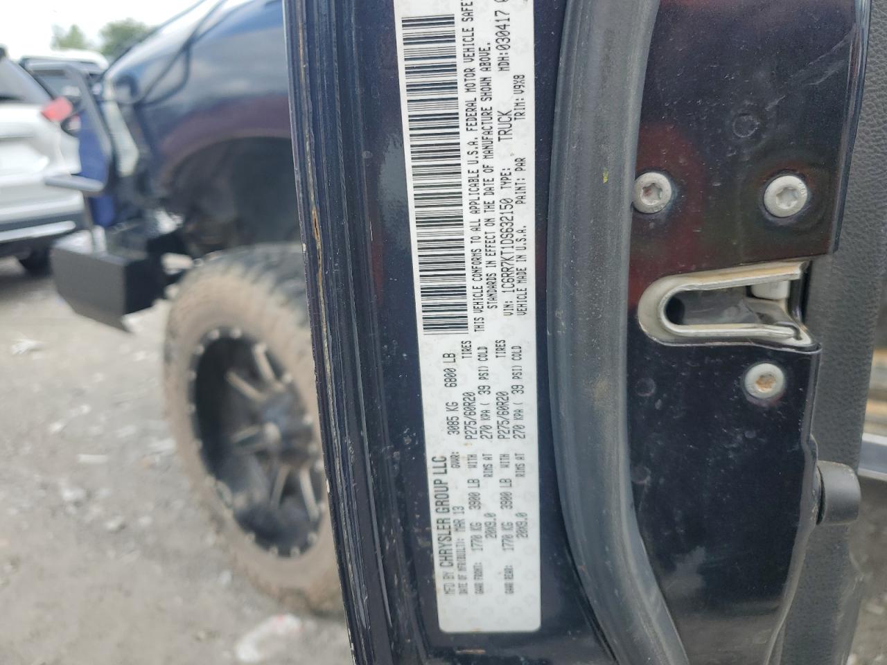 2013 Ram 1500 St VIN: 1C6RR7KT1DS632150 Lot: 84009185