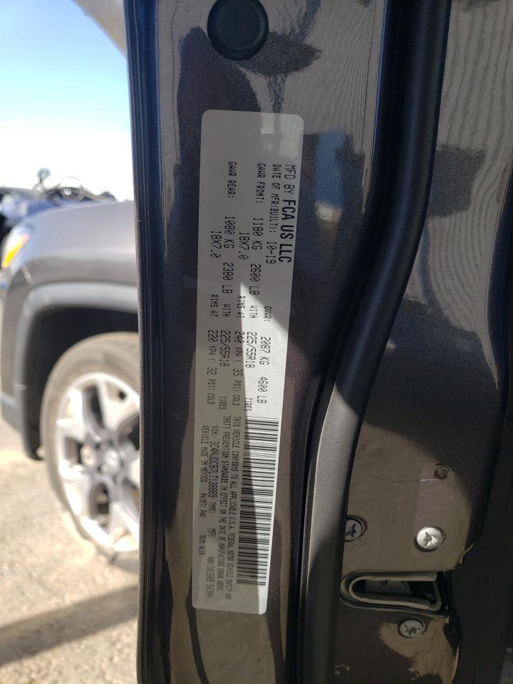 2020 Jeep Compass Limited VIN: 3C4NJDCB7LT138889 Lot: 80936815