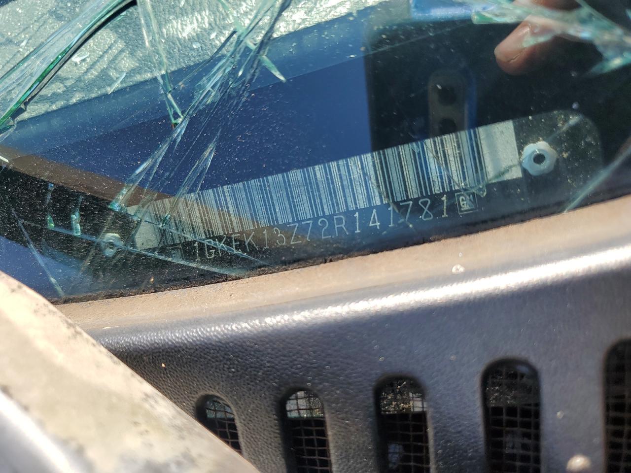 2002 GMC Yukon VIN: 1GKEK13Z72R141781 Lot: 84280635