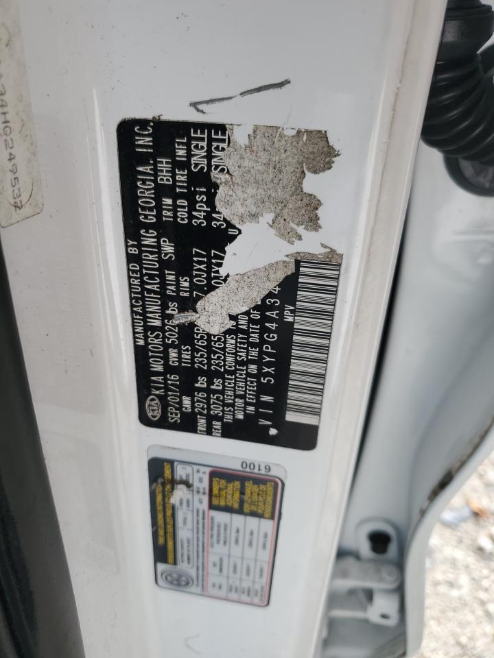 2017 Kia Sorento Lx VIN: 5XYPG4A34HG249532 Lot: 71213485