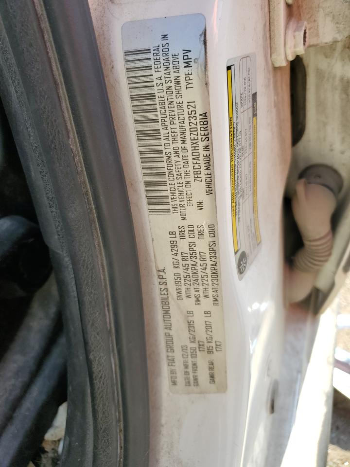 2014 Fiat 500L Trekking VIN: ZFBCFADHXEZ023521 Lot: 71358175