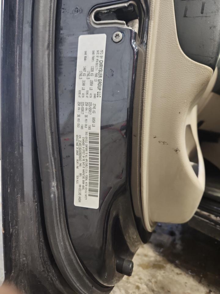 2013 Chrysler Town & Country Touring VIN: 2C4RC1BGXDR694643 Lot: 81280455