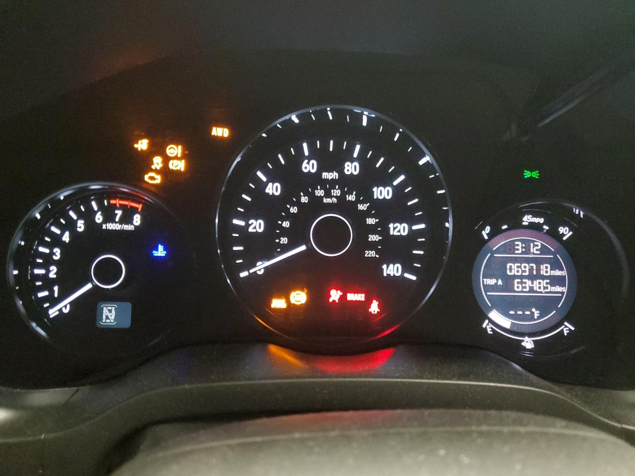 2016 Honda Hr-V Exl VIN: 3CZRU6H76GM764369 Lot: 72038655